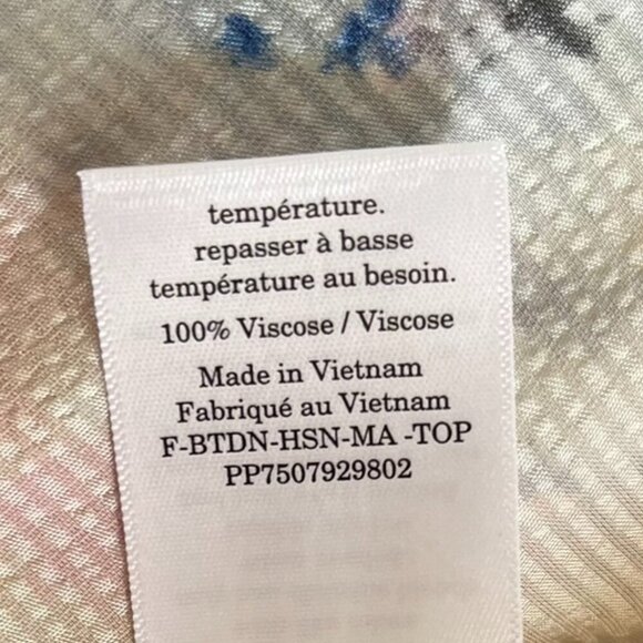 Everlane x Marques/Almeida Woman's Over-sized Long Tie-Dye Blouse Sz LR - Picture 10 of 10